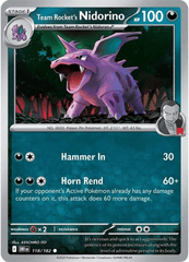 Team Rocket's Nidorino - 118/182 - Common - Reverse Holo